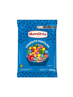 CONFEITO CHOCOGIROS MINI MAVALERIO 500G