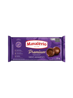CHOCOLATE BARRA MEIO AMARGO MAVALÉRIO 1,01KG