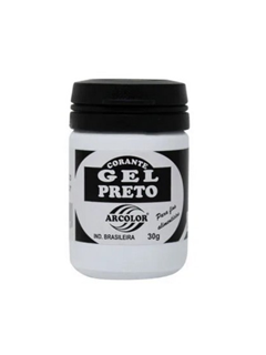 CORANTE GEL ARCÓLOR PRETA 30GR
