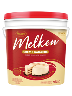 GANACHE CHOCOLATE BRANCO HARALD 4KG 