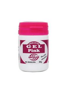 CORANTE LÍQUIDO GEL ARCÓLOR PINK 30GR