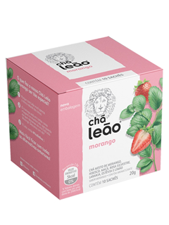 CHÁ LEÃO FUZE MORANGO 2X10X1,5GR