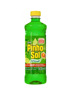 DESINFETANTE PINHO SOL CITRUS LIMÃO 12X500ML