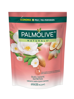 SABONETE LÍQUIDO PALMOLIVE REFIL ÓLEO NUTRITIVO 3X200ML