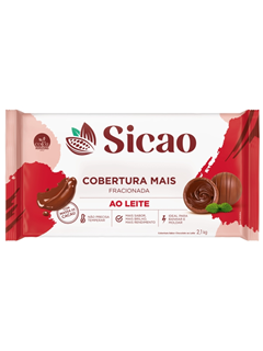 CHOCOLATE BARRA AO LEITE SICAO MAIS 2,1KG