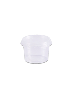 POTE REDONDO COM SOBRETAMPA 145ML 24 UNIDADES