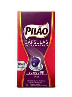 CAPSULAS PILÃO LUNGO 8 10X5,2GR