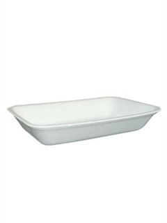 BANDEJA DE ISOPOR B2 210X140X28MM 400 UNIDADES