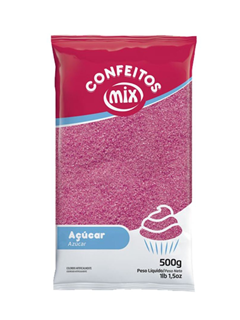 AÇÚCAR MIX CRISTAL ROSA 500GR