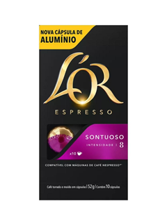 CAPSULAS LOR ALUMÍNIO SONTUOSO 10X5,2GR
