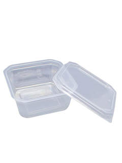 POTE QUADRADO 150ML C/TAMPA 20UN