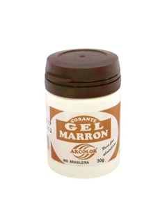 CORANTE GEL MARROM 30G