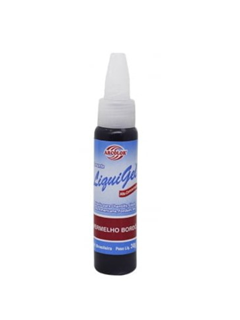 CORANTE GEL VERMELHO BORDO 30G