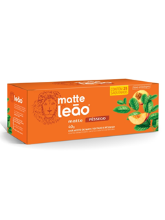 CHÁ LEÃO MATTE PÊSSEGO 2X25X1,6GR