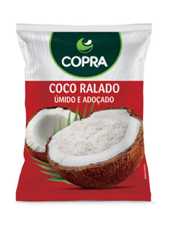 COCO RALADO FINO UMIDO ADOCADO COPRA 1KG