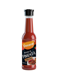 MOLHO DE PIMENTA EXTRA FORTE DONANA 150ML