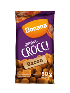 SALGADINHO DONANA CROCC BACON 50GR
