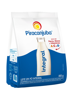LT. EM PO INTEGRAL PIRACANJUBA 800G