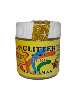 GLITER GLAMOUR OURO 10G