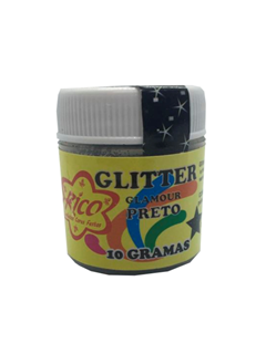 GLITER GLAMOUR PRETO 10G