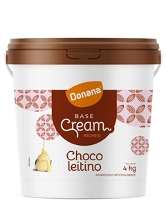 BASE CREAM DONANA CHOC LEITINO 4KG