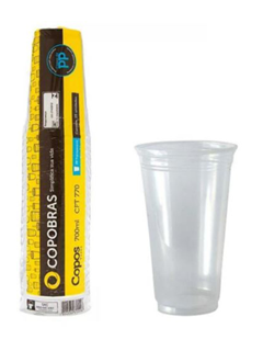 COPO PLAST TRANSP PP 700ML 25UN