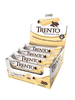 WAFER TRENTO PECCIN CHOCOLATE BRANCO 32G