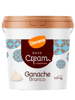 BASE CREAM DONANA GANACHE BRANCO 1,05KG