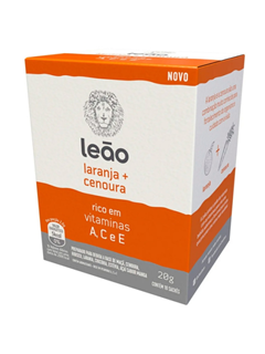 CHA LEAO VITAMINICO LARANJ+CENOURA 2GX10