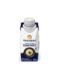 CREME DE LEITE GOURMET PIRACANJUBA 200ML