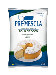 MISTURA PARA BOLO PRÉ-MESCLA COCO 5KG