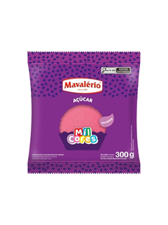 ACUCAR COLORIDO ROSA MILCORES 300G