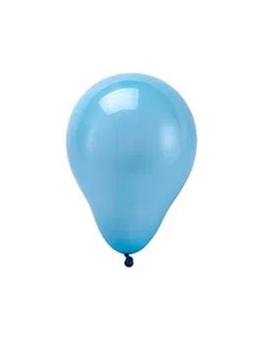 BALAO LATEX 6,5  AZUL CLARO REGINA 50UN