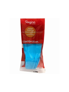 COLHER SOBREMESA AZUL REGINA 25UN
