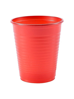 COPO DESC VERMELHO REGINA 200ML 50UN