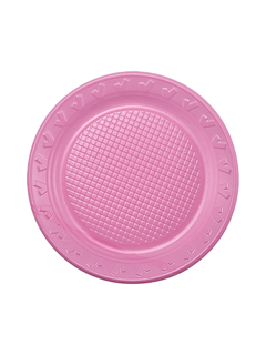 PRATO DESC ROSA REGINA 15CM 10UN