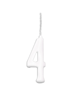 VELA PARABENS BRANCO N.4 REGINA 1UN