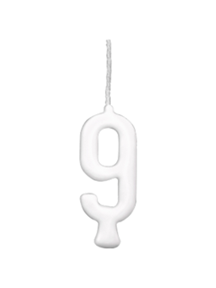 VELA PARABENS BRANCO N.9 REGINA  1UN