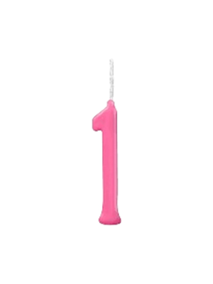 VELA PARABENS PINK N.1 REGINA 1UN