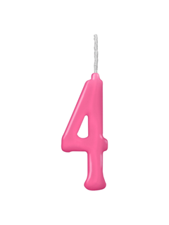 VELA PARABENS PINK N.4 REGINA 1UN