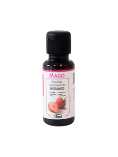 EMULSAO MAGO SABORIZANTE MORANGO 18ML