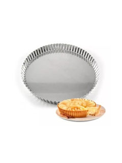 FORMA TORTA MACA FUNDO FALSO ALUM 15X3CM