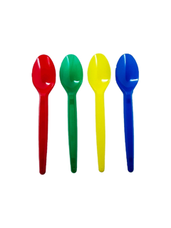COLHER SOBREMESA SORTIDA PLASTLANIA 50UN