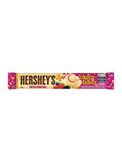 CHOCOTUBES HERSHEYS FRUTAS VERMELHAS 25G