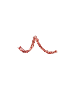 FIO METALIZ ARAMADO VERMELHO 2MMX10M 1UN