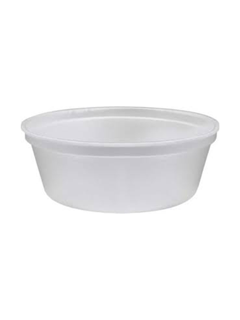POTE COM TAMPA 187X52MM BRANCO 750ML 50 UNIDADES