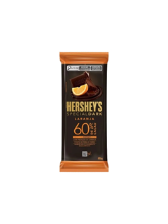 CH. HERSHEYS DARK 60% LARANJA DP 85G