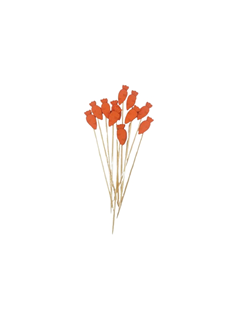 PALITO BRDECOR PASCOA CENOURA 12CM 12UN