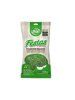 CONFEITO FLOCOS  MACIO PISTACHE MIX 500G