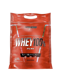 WHEY 100% PURE MORANGO INTEG MED PC 900G